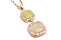 Collier Madì Femme laguna oliva in Argent Quarzo idrotermale 39087 - 39087